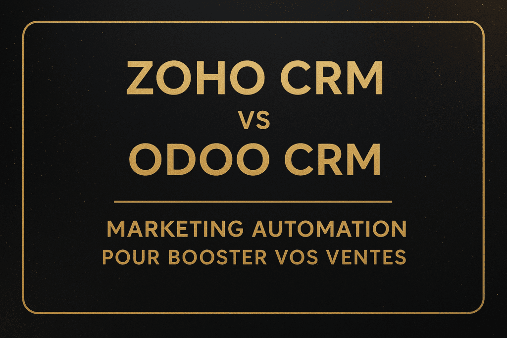 Zoho CRM vs Odoo CRM : 10 Secrets Puissants de Marketing Automation pour Booster vos Ventes